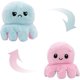 thumbnail image 1 of Pulpo reversible de peluche de pulpo rosa y azul, muñeco de peluche de pulpo reversible de doble cara, alivia el estrés y calma el estado de ánimo, 1 of 5