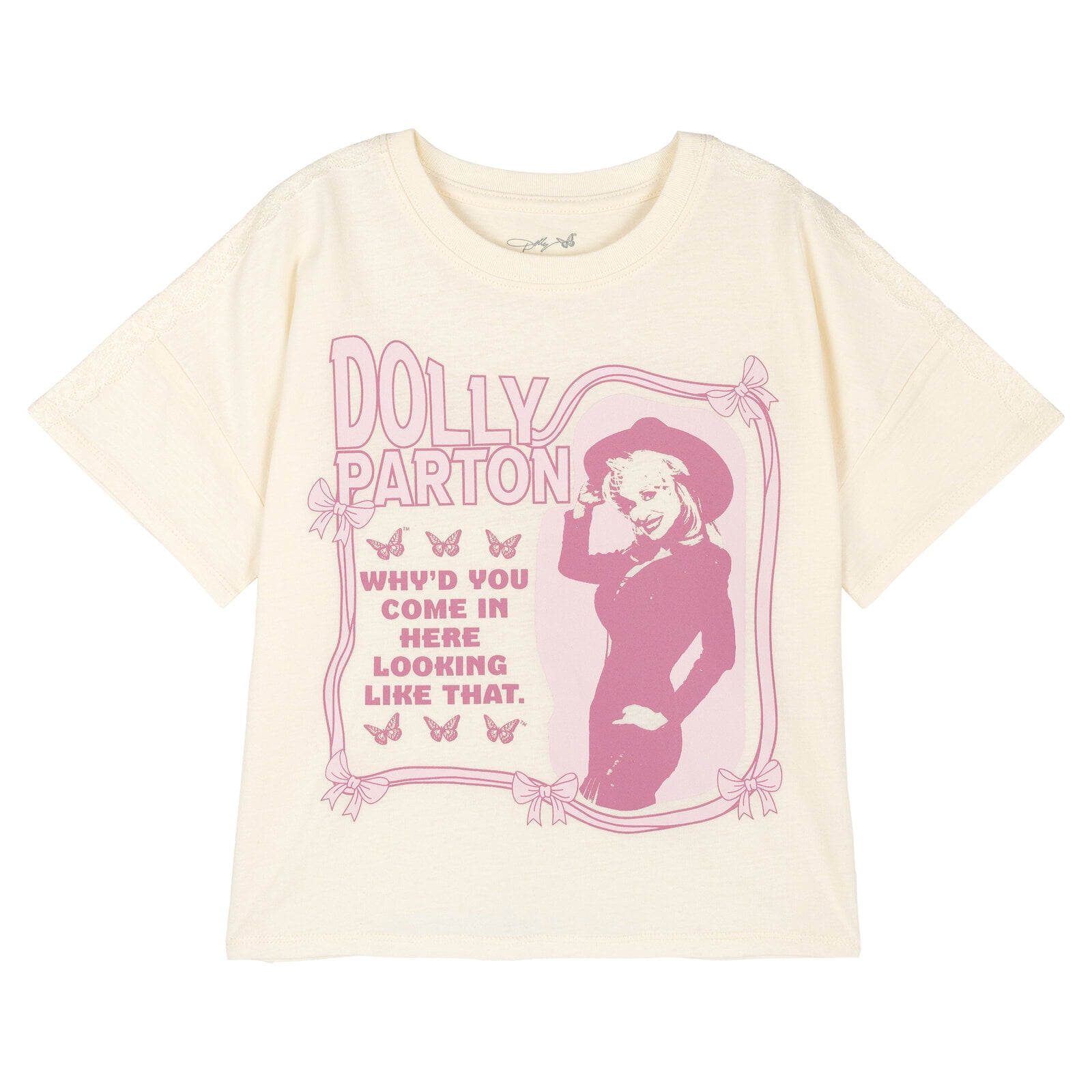 Dolly Parton Big Girls Short Sleeve T-Shirt Vanilla Ice