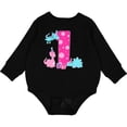 thumbnail image 2 of Inktastic Dinosaur Party-first Birthday Baby Fleece Bodysuit, 2 of 4