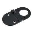 thumbnail image 4 of Uxcell 1-3/8" x 1-3/8" Door Drawer Handle Flush Ring Pull Zinc Alloy Black, 4 of 7