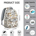 thumbnail image 6 of "Beautiful Butterfly Design Backpack - Roomy School Bag with 15 Inch Laptop Pocket, Lightweight Material, Water-Resistant, Fashionable College Bookbag for Women & Teens", 6 of 6