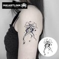 thumbnail image 2 of shiyou-Tattoo Tech, 2 Sheets Large Semi Permanent Tattoo, Adult Art Design Temporary Tattoos, Lasts 1-2 Weeks, Waterproof, Realistic Look, No Adhesive, No Reflection (Bow Design), 2 of 4
