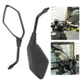 thumbnail image 4 of 2pcs Motorcycle Rearview Mirror, Carbon Fiber Color 22mm Universal Handlebar Mirror Replacement For ATV Scooter, 4 of 8