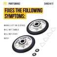 thumbnail image 3 of Kit de secador y rodillo PartsBroz para Whirlpool Kenmore, 3 of 6