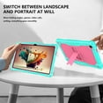 thumbnail image 7 of FIEWESEY for Walmart Onn 10.4" Tablet Pro (100110603) Case,Heavy-Duty Drop-Proof Shockproof Hybrid Kids Friendly Protective Case for Onn 10.4" Tablet Pro 2023+Screen Protector(Green/Pink,1 Pcs), 7 of 7