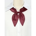 thumbnail image 2 of INSPIRE CHIC Women Pre-Tied Bowknot Bowties Bow Tie Sailor Suit Dress Decor Dark Red, 2 of 6