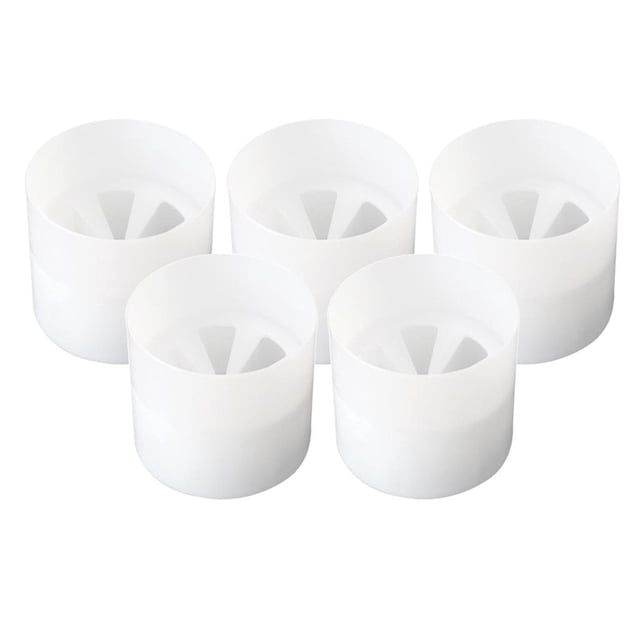 5x Práctica de Plástico Patio Trasero Agujero para golf Pole Cup Bandera Palo Soporte Entrenador Ayudas Cola Poner hoyo de golf