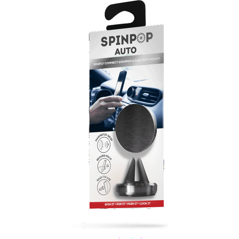Spinpop Magnetic Phone Holder for Car with Phone Grip Mag Mount Combo Spinpop Magnetic Phone Holder for Car with Phone Grip Mag Mount Combo