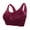 Wine Red, variant on Women Seamless Underwear Fitness Yoga Sports Bra Stretch Workout Padded Top Vest