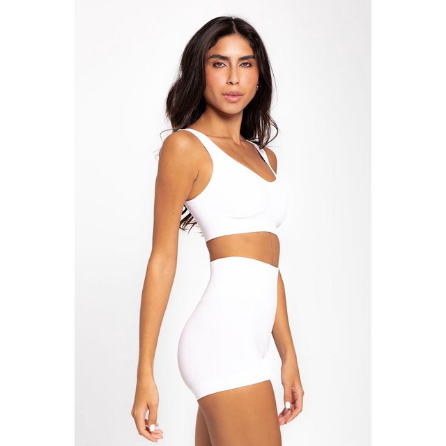 Panty bóxer seamless (DJ01L4) blanco S