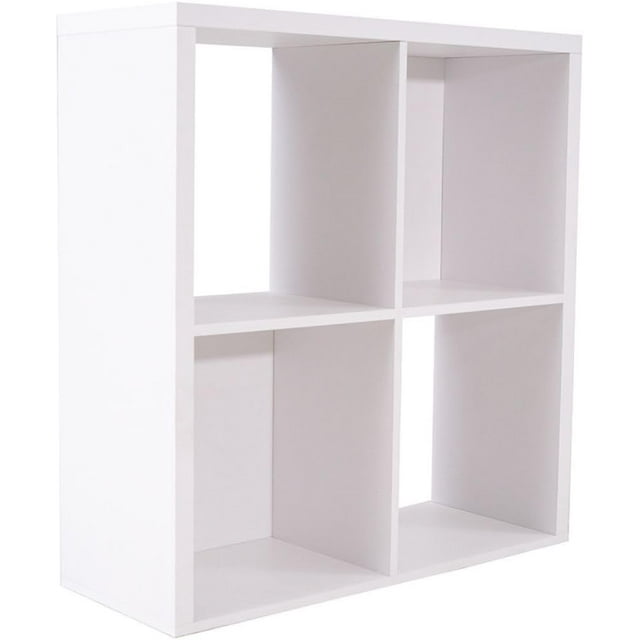 Librero Organizador Minimalista FRATELLO MUEBLES Mueble Cubos de Almacenamiento 9 Compartimentos Color Blanco