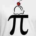 thumbnail image 3 of CafePress - Pi A La Mode Fitted T Shirt - Fitted T-Shirt, Vintage Fit Soft Cotton Tee, 3 of 4