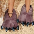 thumbnail image 3 of Coffee Cartoon Cotton Slippers Funny Animal Claws Lightweight Men and Women, 3 of 8