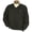 Black, variant on Men's Microfiber Suede Peached V-Neck Long Sleeve Pullover #1744