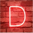 thumbnail image 3 of Letter Neon Lights, LED Neon Night Light Neon Lights Wall Decorative Night Light for Kids Bedroom Battery USB Operated Red, 3 of 7