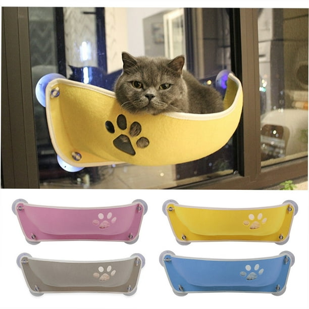 Cat Pet Window Bed Cat Window Perch Hamaca de la ventana Asiento de la cama Cat Cat para gatos Abanopi Cama de ventana