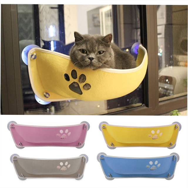 Cat Pet Window Bed Cat Window Perch Hamaca de la ventana Asiento de la cama Cat Cat para gatos Irfora Cama de ventana