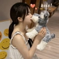 thumbnail image 5 of Kawaii Schnauzer Dog Plush Toy Small Soft Simulation Stuffed Animal Toys For Boys Cute Photo Props Girls Birthday Gift, 5 of 7