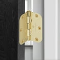 thumbnail image 7 of Cauldham (12 Pack) Heavy-Duty 3-1/2" Interior Door Hinges with 5/8" Radius Corners - Brass, 7 of 7