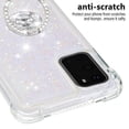 thumbnail image 5 of Funda para Samsung Galaxy S20 5G con Brillo Líquido Flotante, Purpurina, Parachoques y Anillo Giratorio Soporte, 5 of 5