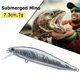 thumbnail image 5 of Hundiendo Minnow Señuelos de pesca Crankbaits Perch Pesca Aparejos de pesca (E White) Tmvgtek Para Estrenar, 5 of 8