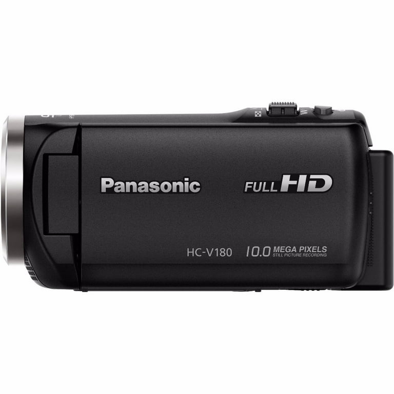 Panasonic V180 Full HD 1080p Camcorder with Battery Charger Travel