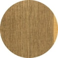 thumbnail image 1 of Ahgly Company Indoor Round Abstract Brown Modern Area Rugs, 7' Round, 1 of 4