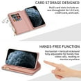 thumbnail image 5 of Fashion retro style Shiny Flip Wallet Phone Case For iPhone 16 Pro Max 16E 15 Plus 14 13 Mini 12/12pro 11 Card Slots Protective Leather Cover, 5 of 6