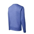 thumbnail image 5 of Sport-Tek ST360LS Long Sleeve Heather Contender Tee , True Royal Heather, 4XL, 5 of 5