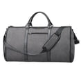 thumbnail image 1 of Bolsa para ropa ZRSUN Jenni Bag 3 en 1 con compartimento para zapatos, color gris, 1 of 7