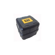 CAT Spirit Evo Mens Watch, 46mm Case, Silicone Strap (black/yellow)
