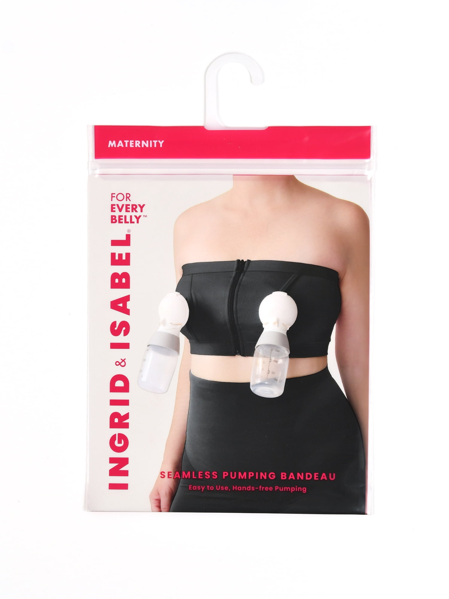 Ingrid & Isabel For Every Belly Women's Maternity Seamless Pumping Bandeau, Sizes S-XXXL