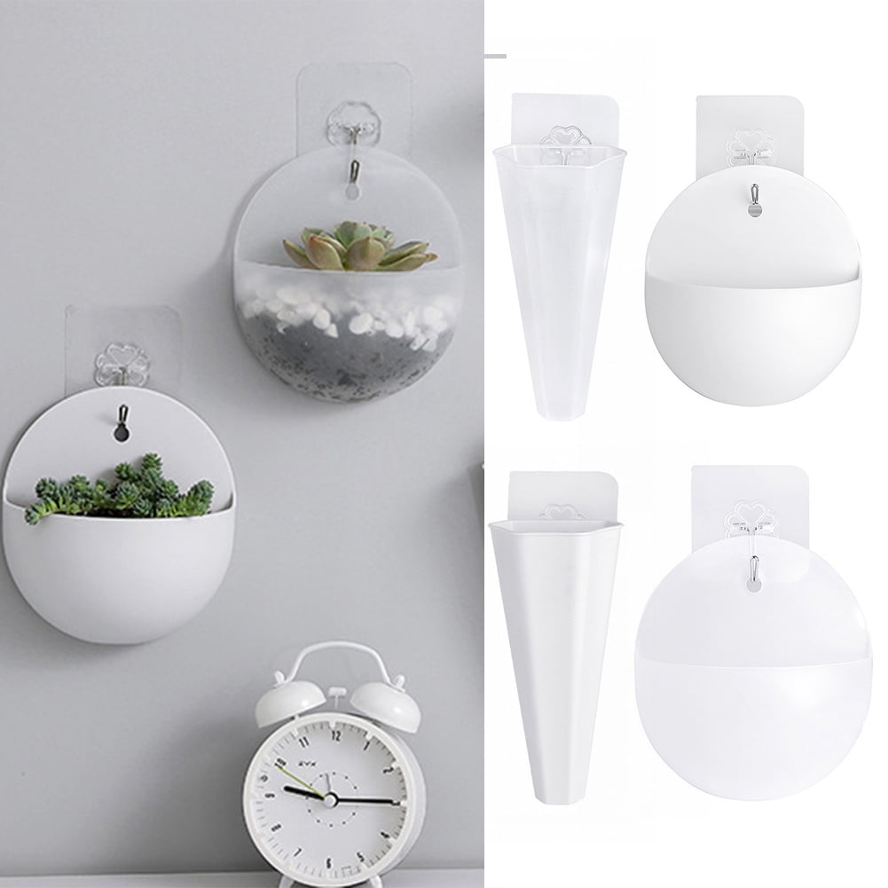 SPRING PARK Wall Hanging Plastic Planters Plant Terrarium for Home