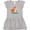 AC-Heather Grey, variant on Inktastic 1st Birthday Woodland Fox 1 Year Old Girls Baby Dress