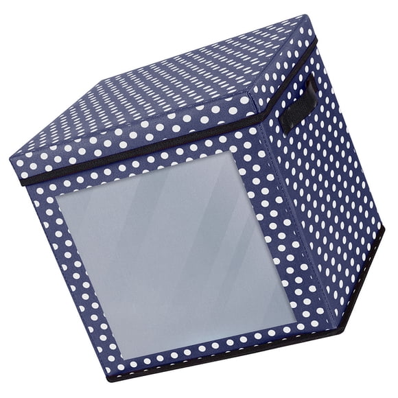 Inteprter Caja de almacenamiento de bolas navideñas, herramienta de organización, contenedores colgantes para festivales, compartimento de tela Kits de decoración para fiestas