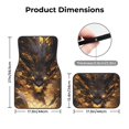 thumbnail image 5 of Fuzoiu Cool Black Gold Dragon Print Carpet Floor Mats for Car,Car Foot Mat Set,Universal Fit 4 Piece Mat Pad Set,Fits Most Cars Trucks Vans Sedans SUV Auto Carpet Mat Se, 5 of 7