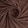thumbnail image 2 of Zelouf Yvette Foil Crinkle Bodre  , Sewing, DIY, Crafts Fabric by the Yard, Chocolate Brown, 3 Yard, 2 of 3