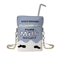 thumbnail image 1 of Bolso bandolera YONGSHENG caja de leche de cuero para mujer, 1 of 5