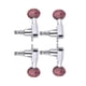 thumbnail image 5 of Clavijas de afinación de cuerdas YONGSHENG para ukelele 2l2r afinadores de bloqueo aleación de Zinc Plata y Rojo, 5 of 5