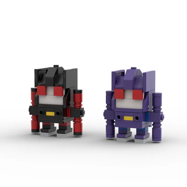 *Transform Auto Robot Brickheadz * Star scream jazz Prime DIY enlighten MOC block brick set Compatible With