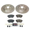 thumbnail image 3 of PowerStop Rear Z23 Evolution Sport Carbon-Fiber Ceramic Brake Pad and Drilled & Slotted Rotor Kit Fits: TOYOTA Select Models K8336, 3 of 10
