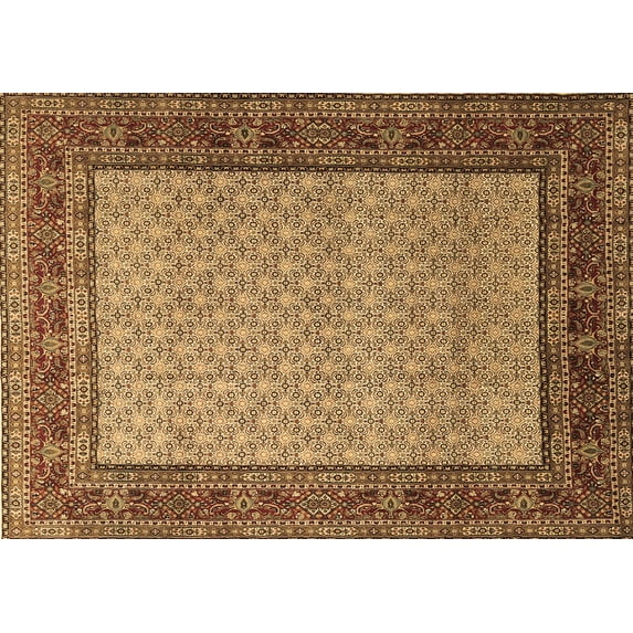 Ahgly Company Indoor Rectangle Persian Brown Traditional Area Rugs, 3' x 5'