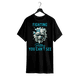 thumbnail image 1 of Men's american Flag Soldier Cotton T-Shirt - "Fighting Battles You Can't See" Print, Premium Cotton, Soft Breathable Streetwear Tee,, 1 of 6