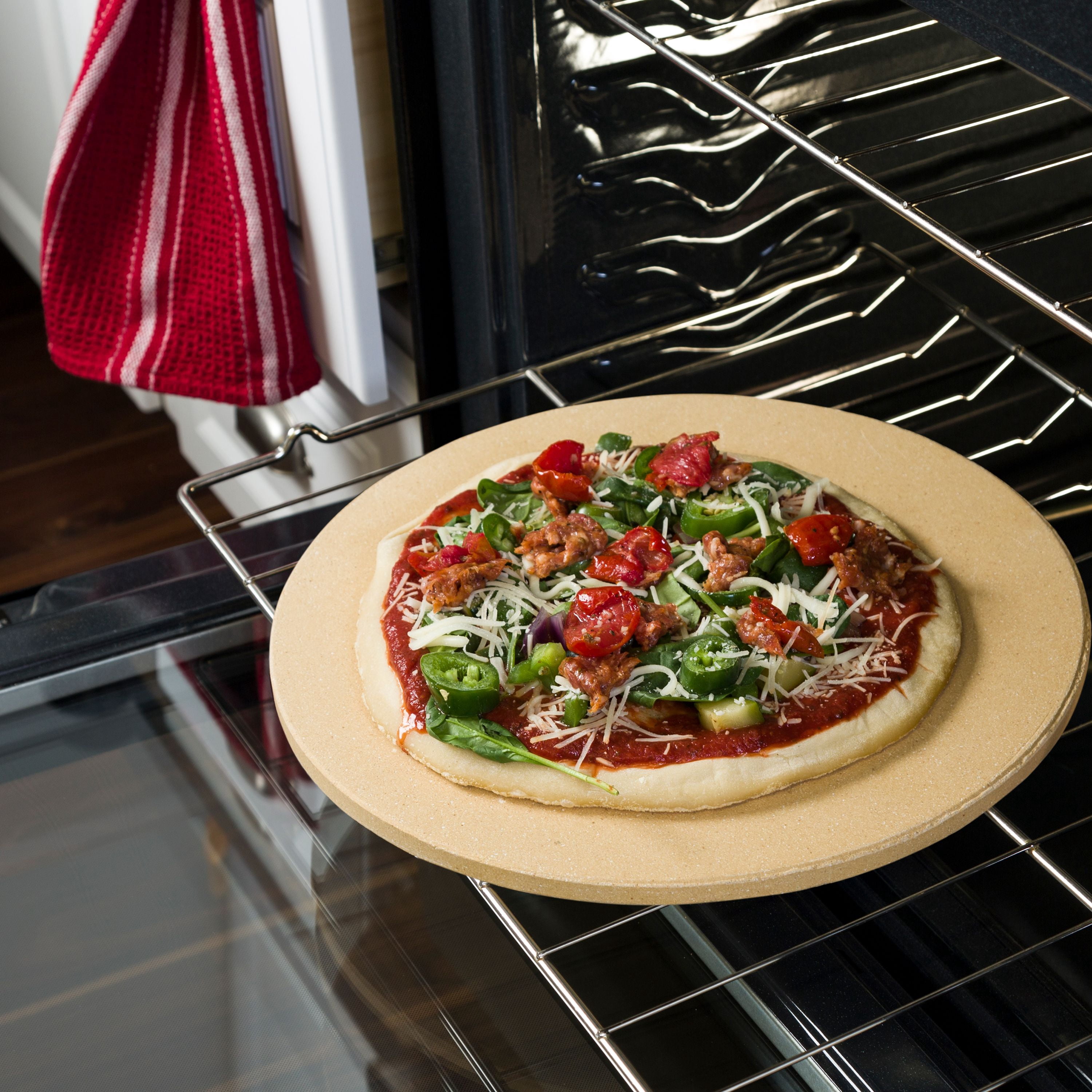 Old Stone Round Pizza Stone (16 In.), KCH-08411