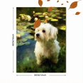 thumbnail image 3 of Pink Maine Coon Cat Canvas Print Hotel Cafe Home Wall Art, 3 of 8