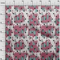 thumbnail image 3 of oneOone Cotton Poplin Twill Pink Fabric Polka Sewing Fabric By The Yard Printed Diy Clothing Sewing Supplies 56 Inch Wide, 3 of 6
