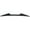 Unpainted Black, variant on Ikon Motorsports Compatible with 16-20 Honda Civic X 10th Gen Coupe 2Dr V Style Roof Spoiler Wing - ABS