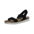 thumbnail image 1 of Style & Co. Womens Milaa Ankle Strap Footbed Sandals Black 8.5 Medium (B,M), 1 of 3