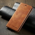 thumbnail image 5 of iPhone XS Max Wallet Case iPhone XS Max Luxury PU Leather Case, Book Folding Flip Retro Case with Kickstand, [RFID Blocking] Credit Card Slot Magnetic Closure Protective Cover, Brown, 5 of 8