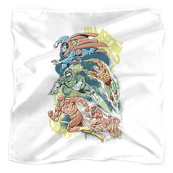 Justice League Halftone League Bandana (21 in x 21 in)